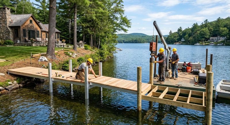 Water Dock Installation in Olathe, KS